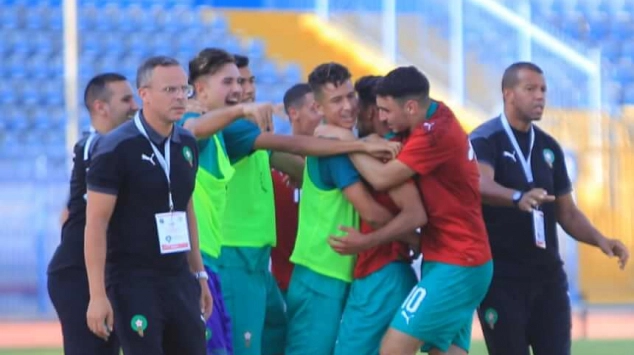 رد فعل أشبال الأطلس بعد فوزهم على الجزائر